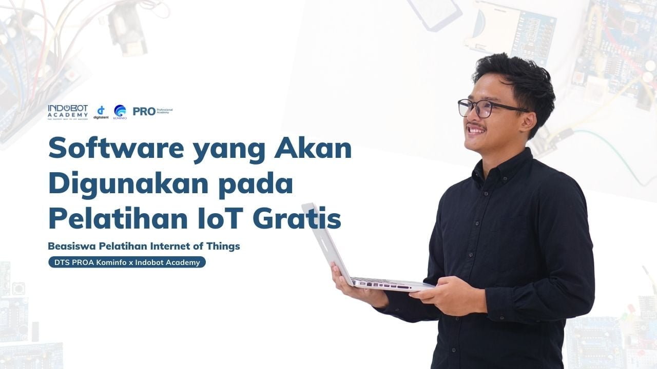 software program pelatihan iot indobot DTS