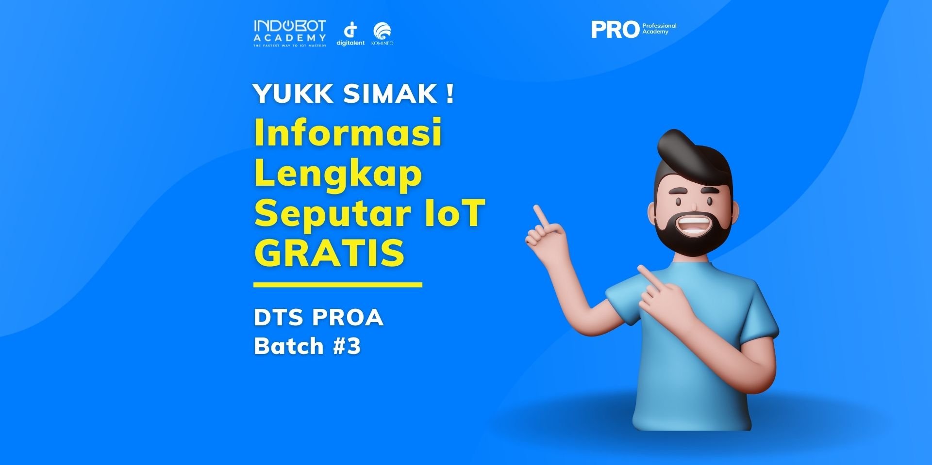 beasiswa gratis Kominfo x Indobot academy DTS Proa